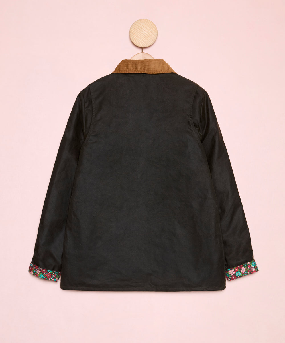 Matilda Green Wax Parka