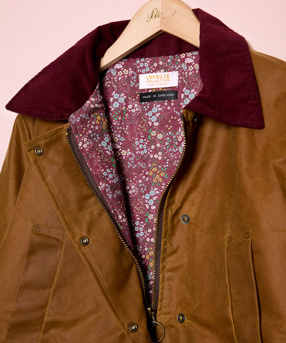 Matilda Camel Wax Parka