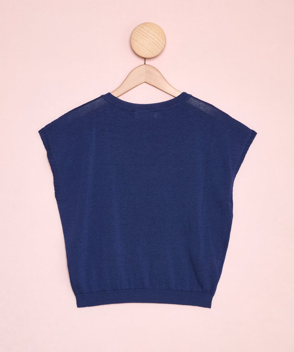 Top Marie Azul